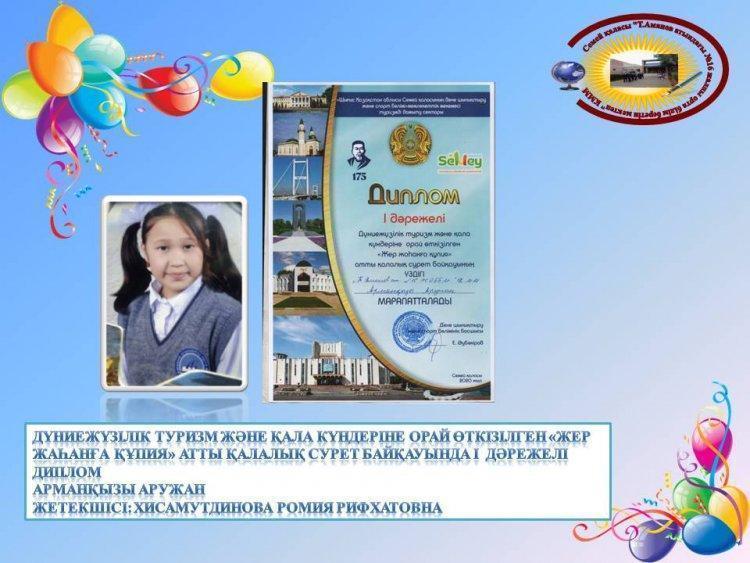 «ЖЕР ЖАҺАНҒА ҚҰПИЯ» АТТЫ ҚАЛАЛЫҚ СУРЕТ БАЙҚАУЫ